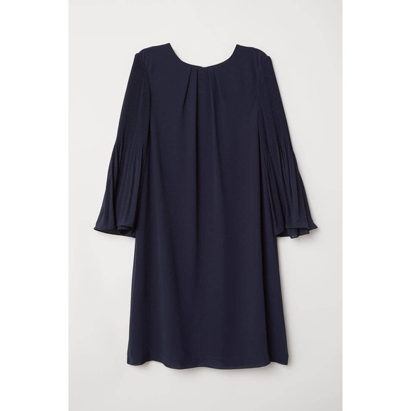 H&M Dresses & Skirts - Blue Trumpet-sleeved Dress